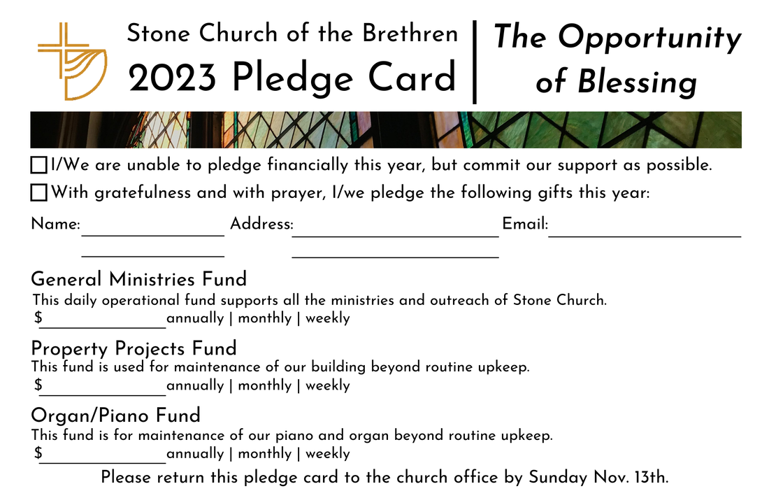 2021 Pledge Card Image